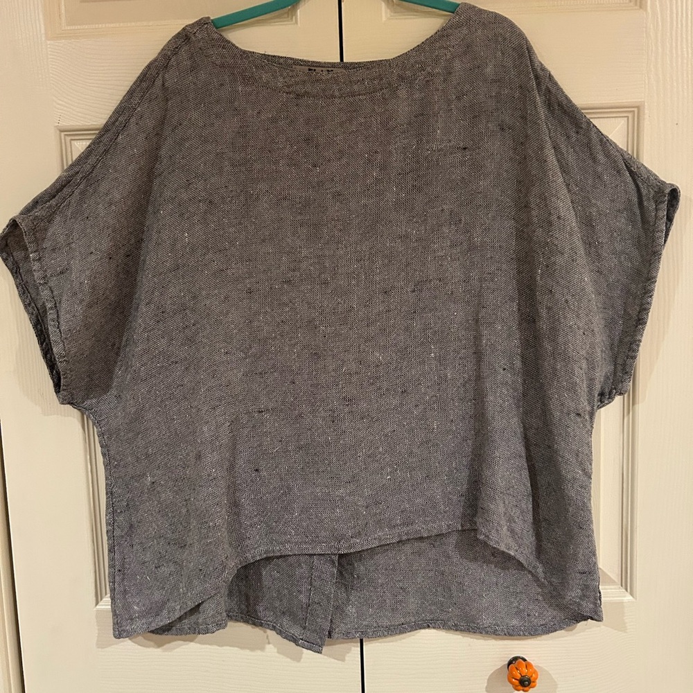 Flax Gray Women's Top Large
